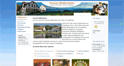Desktop Screenshot of pension-waldschaenke.de